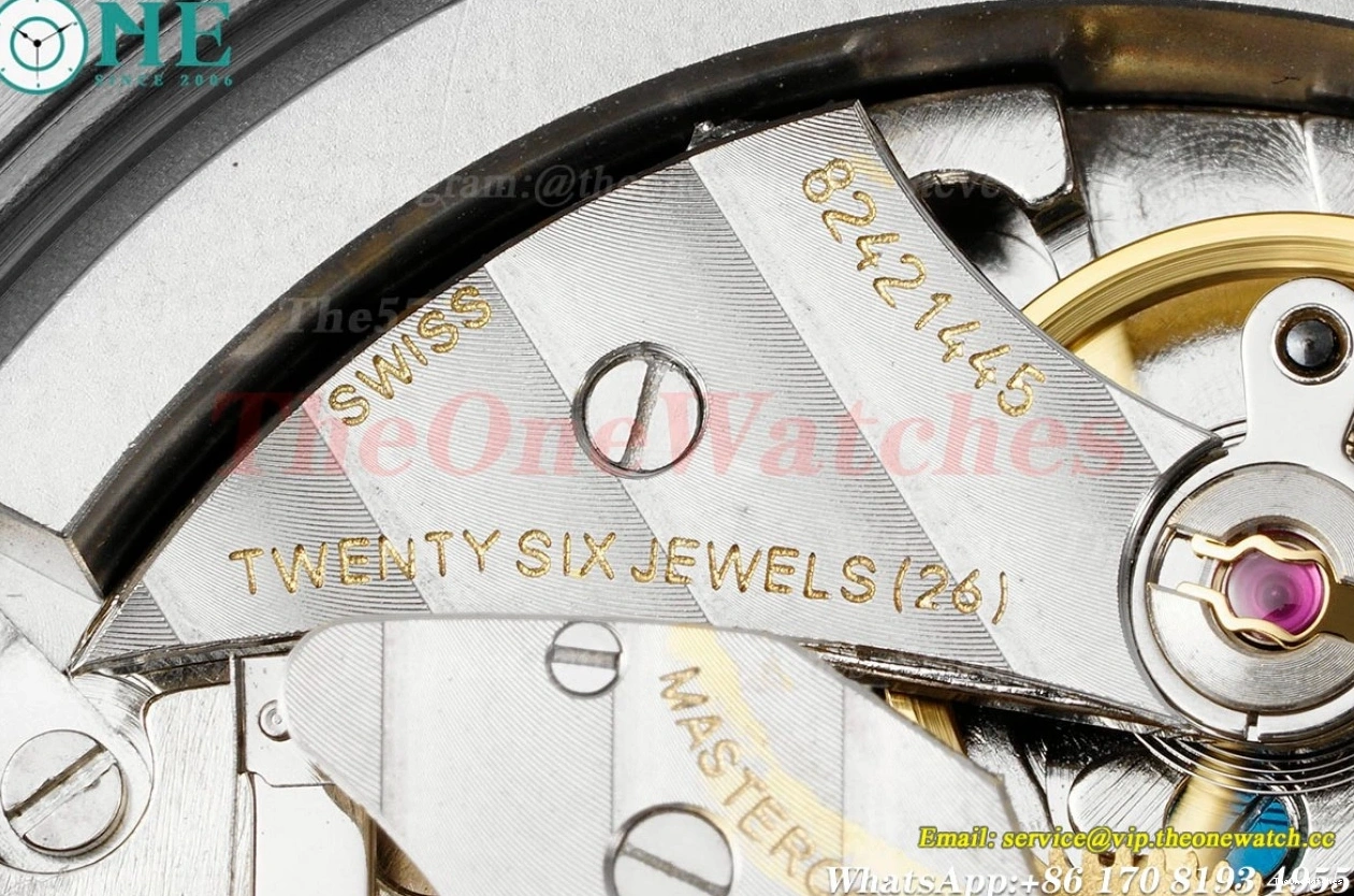 SS RMF White A7750 Mod SS Speedmaster Dial 41mm 0203